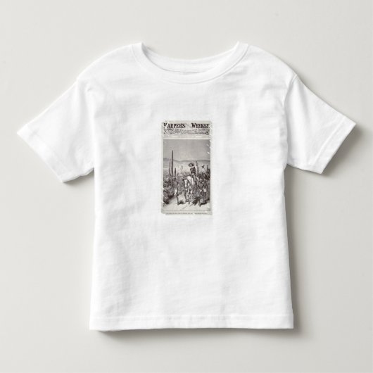 Apache Scouts leidt legerpatrouille op vervolging Kinder Shirts (Voorkant)