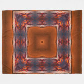 Apache Shaman Native Desert Tribal Spirit Mandala Fleece Deken (Voorkant (Horizontaal))
