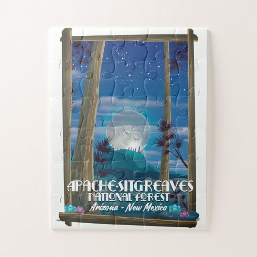 Apache-Sitgreaves National Forest Legpuzzel (Verticaal)