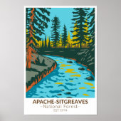 Apache Sitgreaves National Forest Poster (Voorkant)