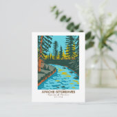 Apache Sitgreaves National Forest Vintage Briefkaart (Staand voorkant)