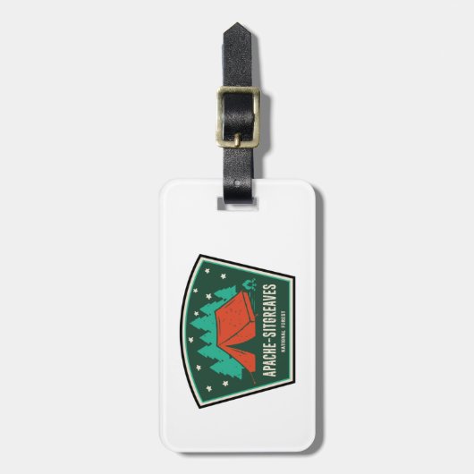 Apache-Sitgreaves National Forests Camping Bagagelabel (Voorkant verticaal)