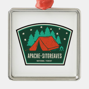 Apache-Sitgreaves National Forests Kamperen Metalen Ornament