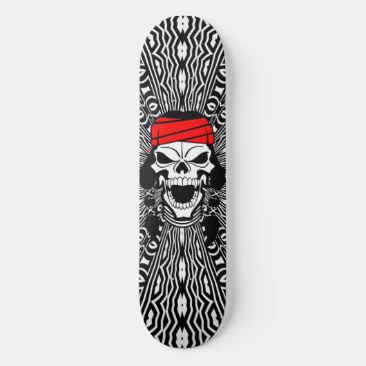 Apache Skull Trip Custom Pro Tribal Park Board Persoonlijk Skateboard (Voorkant)