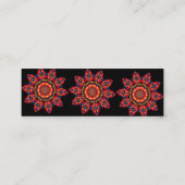 Apache Star-profielkaarten Mini Visitekaartje (Achterkant)