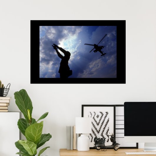 Apache start op poster (Thuiskantoor)