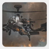 Apache Storm Vierkante Sticker (Voorkant)