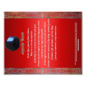 Apache Tears Property Chart Foto Afdruk (Voorkant)