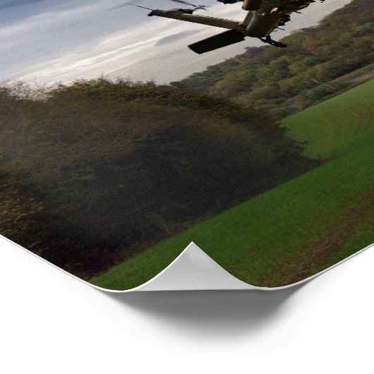 Apache ter plaatse poster (Hoek)