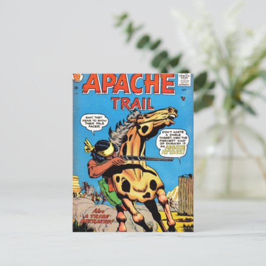 Apache Trail #1 Briefkaart (Staand voorkant)