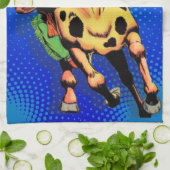 Apache Trail #1, Inheemse Amerikaan op Horseback Theedoek (Gevouwen)