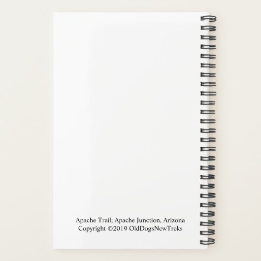 Apache Trail, Arizona - Reizen Planner (Achterkant)