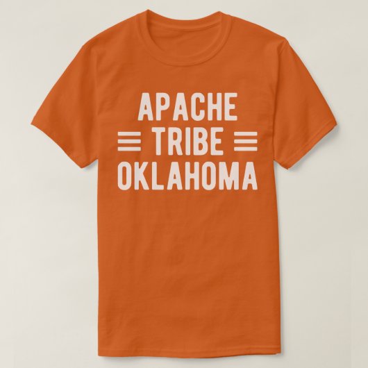 Apache Tribe Oklahoma 1 T-shirt (Design voorkant)