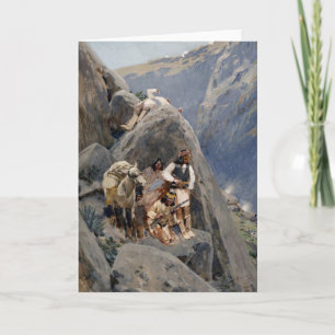 Apache Tribe Vechten tegen Amerikaanse Indiaanse O Kaart