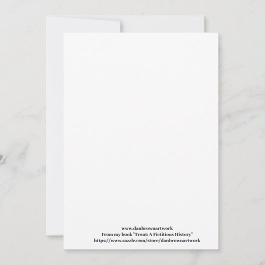Apache Trout Bedankkaart (Achterkant)