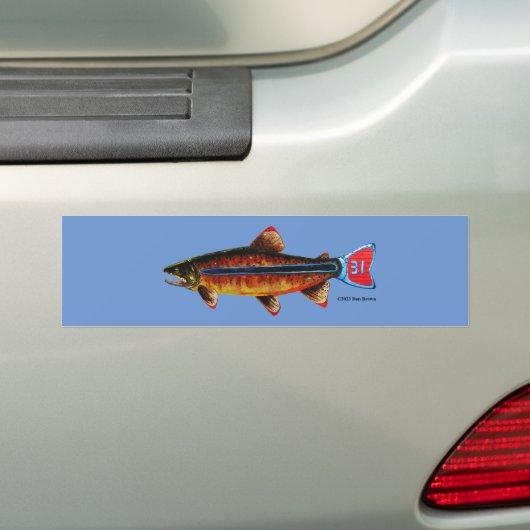 Apache Trout Bumpersticker (Op auto)