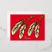 Apache-veren Thunder_Cove Folie Feestdagen Briefkaart (Voorkant / Achterkant)