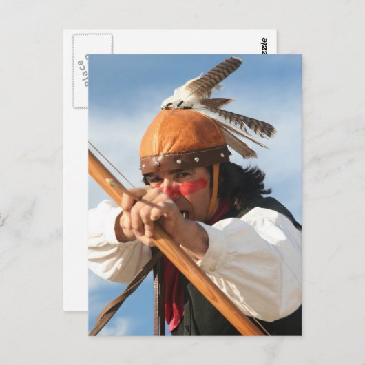 Apache Warrior Briefkaart (Voorkant / Achterkant)