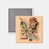 Apache Warrior Magneet (Voorkant / Achterkant)