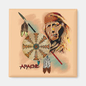 Apache Warrior Magneet (Voorkant)
