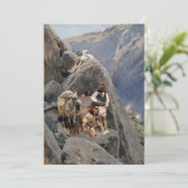 Apache Warriors: hinderlaag voor Amerikaanse caval Feestdagenkaart (Staand voorkant)