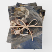 Apache Warriors: hinderlaag voor Amerikaanse caval Inpakpapier Vel (In situ)