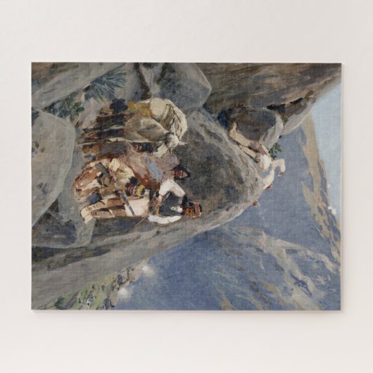 Apache Warriors: hinderlaag voor Amerikaanse caval Legpuzzel (Horizontaal)