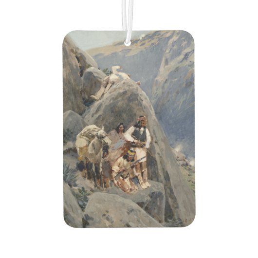 Apache Warriors: hinderlaag voor Amerikaanse caval Luchtverfrisser (Achterkant)