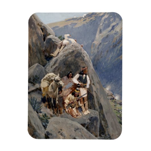 Apache Warriors: hinderlaag voor Amerikaanse caval Magneet (Verticaal)