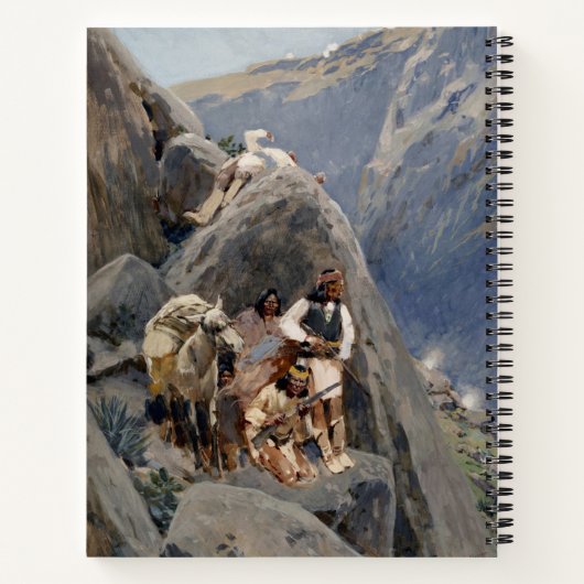 Apache Warriors: hinderlaag voor Amerikaanse caval Notitieboek (Achterkant)