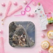 Apache Warriors: hinderlaag voor Amerikaanse caval Papieren Bordje (Feest)