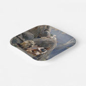 Apache Warriors: hinderlaag voor Amerikaanse caval Papieren Bordje (Gebogen)