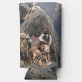 Apache Warriors: hinderlaag voor Amerikaanse caval Seltzer Blikjeskoeler (Voorkant)