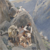 Apache Warriors: hinderlaag voor Amerikaanse caval Sticker (Voorkant)