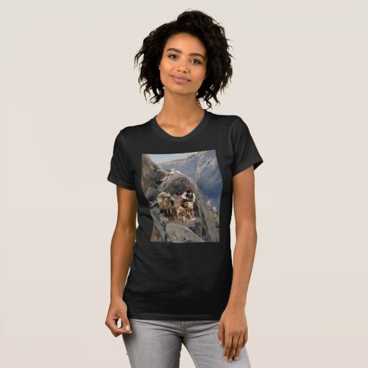 Apache Warriors: hinderlaag voor Amerikaanse caval T-shirt (Voorkant volledig)