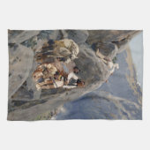 Apache Warriors: hinderlaag voor Amerikaanse caval Theedoek (Horizontaal)