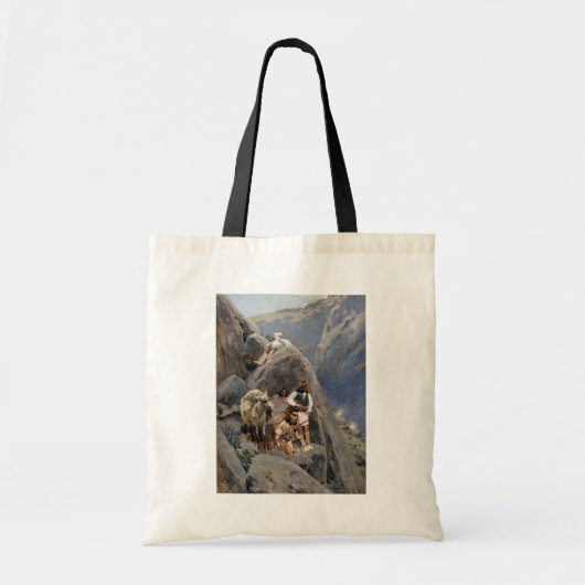Apache Warriors: hinderlaag voor Amerikaanse caval Tote Bag (Voorkant)