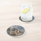 Apache Warriors: hinderlaag voor Amerikaanse caval Zandsteen Onderzetter (Zijkant)