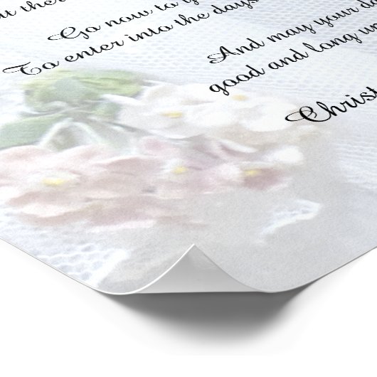 Apache Wedding Blessing 11 x 14-inch  kant Poster (Hoek)