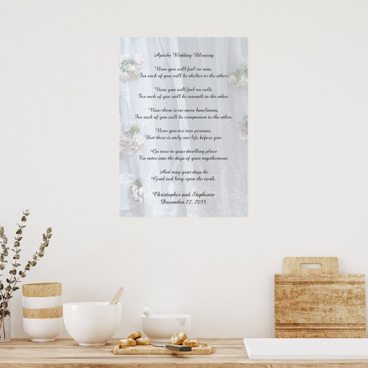 Apache Wedding Blessing 20 x 28-inch  kant Poster (Keuken)