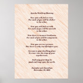 Apache Wedding Blessing 20x28 Matte Poster (Voorkant)