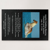 Apache Wedding Blessing Arabian volbred horse Legpuzzel (Horizontaal)