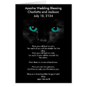 Apache Wedding Blessing Black Cat (Voorkant)