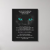Apache Wedding Blessing Black Cat Canvas Afdruk (Voorkant)