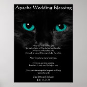Apache Wedding Blessing Black Cat Poster (Voorkant)