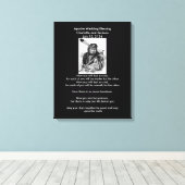 Apache Wedding Blessing Blood Cheif Canvas Afdruk (Insitu (Houten vloer))