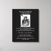 Apache Wedding Blessing Blood Cheif Canvas Afdruk (Voorkant)