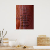 Apache Wedding Blessing Canyon Foto 20x28 Matte Poster (Keuken)