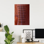 Apache Wedding Blessing Canyon Foto 20x28 Matte Poster (Thuiskantoor)