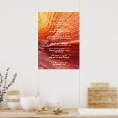Apache Wedding Blessing Canyon Foto 20x28 Matte Poster (Keuken)
